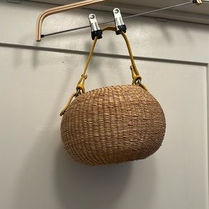 Straw Basket Purse